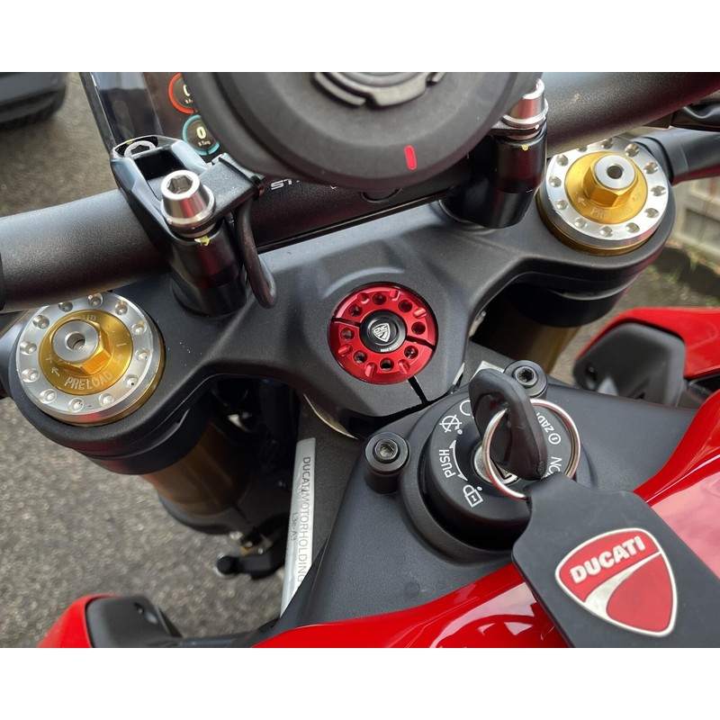 Ghiera di sterzo per Panigale e Ducati Streetfighter V2 My2025 2025+ CNC Racing