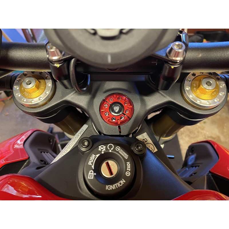 GH459 Ring nut for Panigale and Ducati Streetfighter V2 My2025 2025+ CNC Racing