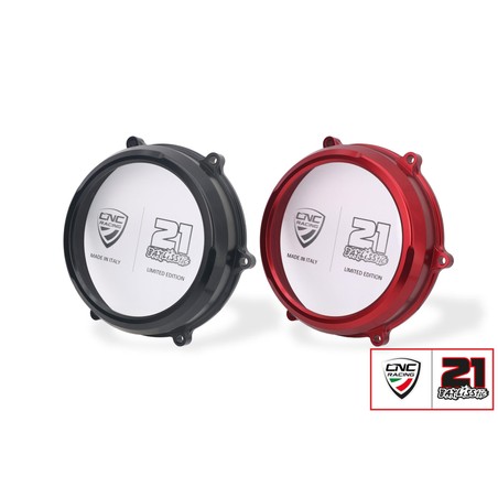CA210_TB_02 Clear oil bath clutch cover Troy Bayliss Limited Edition Ducati Streetfighter V4 S 2020+