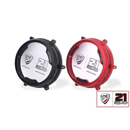 Carter trasparente con inserti in carbonio per frizioni ad olio Troy Bayliss Limited Edition Ducati Superbike 1199 Panigale R 20