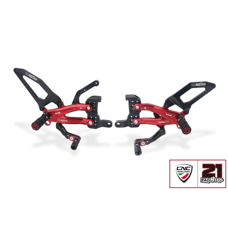 PE406_TB Adjustable rear sets series for S and Speciale Troy Bayliss Limited Edition Ducati Superbik