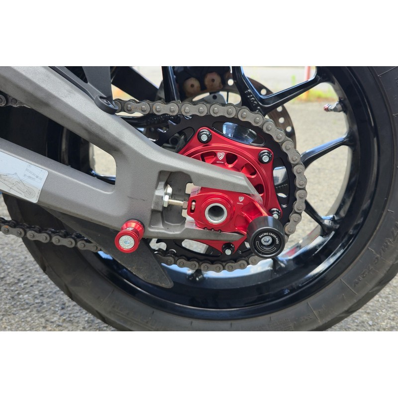 FCA01 Rear Sprocket Flange Cover for ( ) Plug & Play Upgrade Ducati Multistrada V2 My2025 2025+ CNC