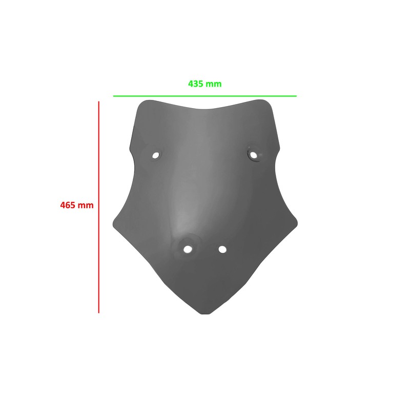 WS369_03 Windscreen Sport Dark Smoke Ducati Multistrada V4 Pikes Peak 2022+ CNC Racing