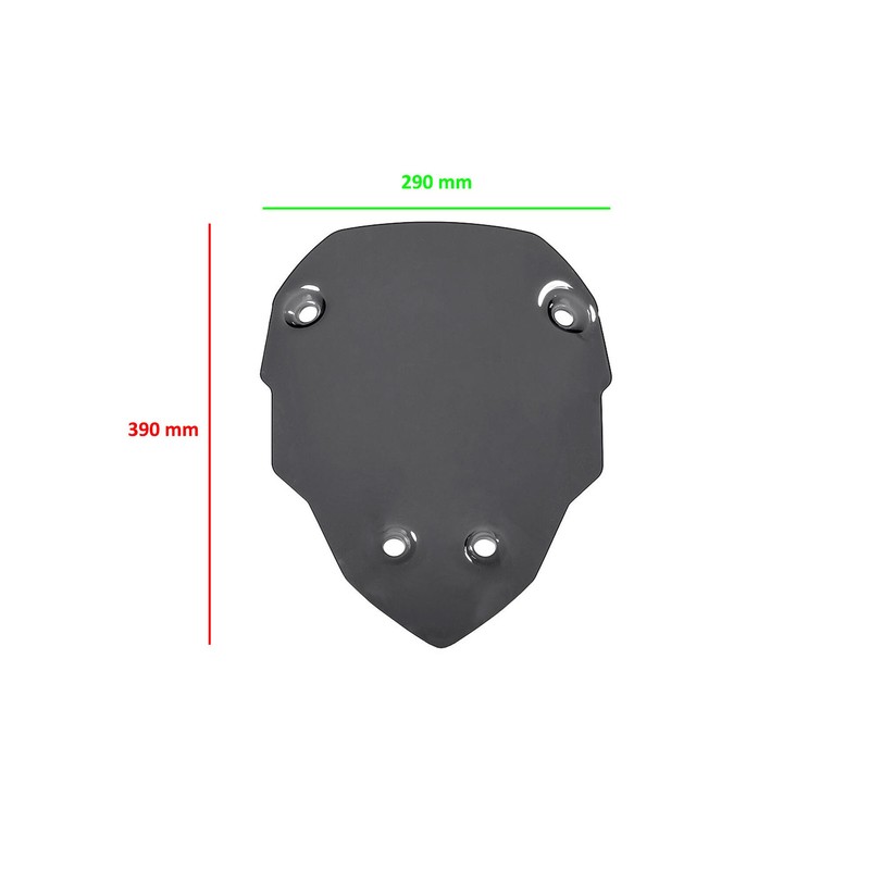 Cupolino Sport Fume Scuro Ducati Multistrada V4 Pikes Peak 2022+ CNC Racing