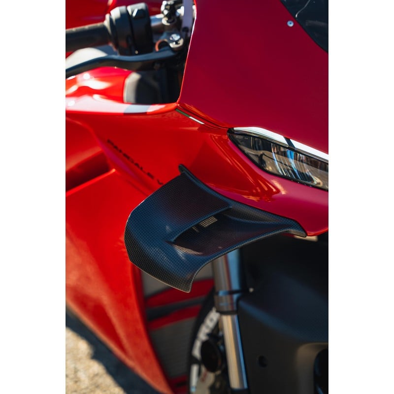 Winglets Ali in carbonio per Ducati Superbike Panigale V4 S 2025+ CNC Racing