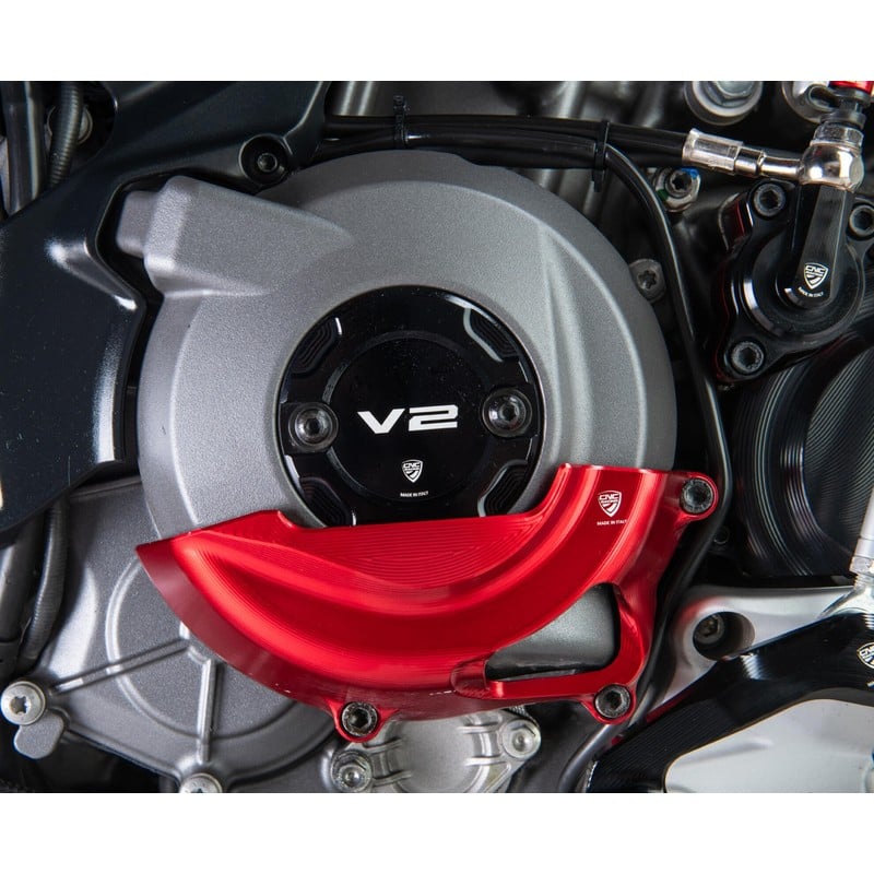 CF267 Cover ispezione fase in alluminio Ducati Hypermotard V2 Sp 2026+ CNC Racing