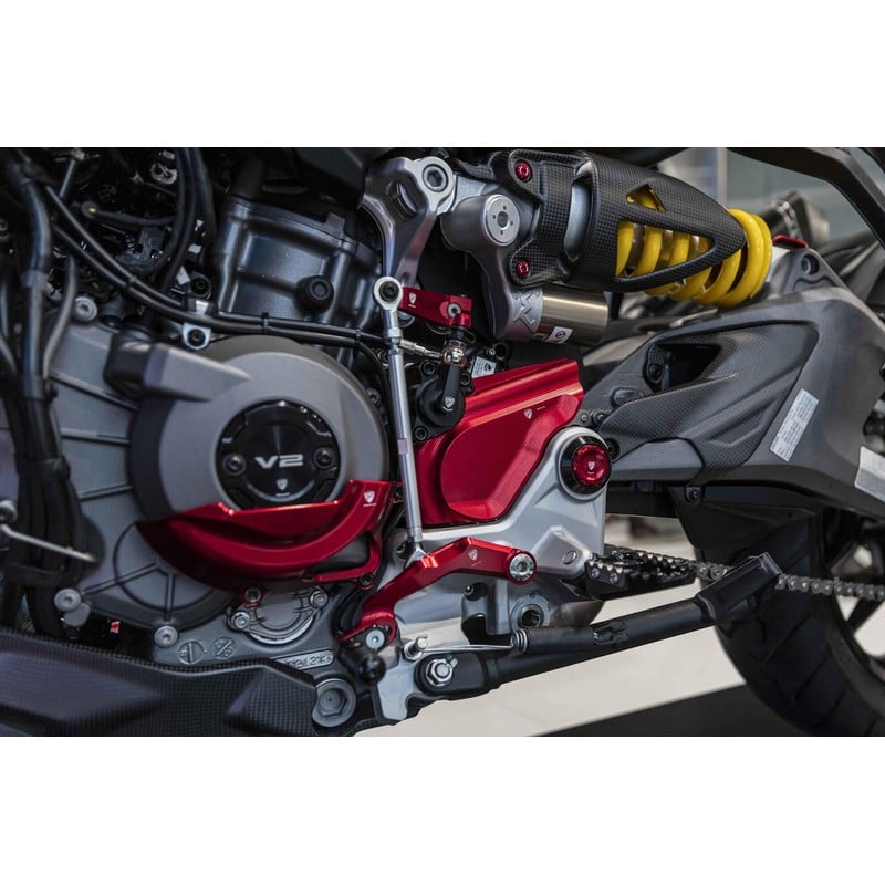 CF267 Cover ispezione fase in alluminio Ducati Hypermotard V2 Sp 2026+ CNC Racing