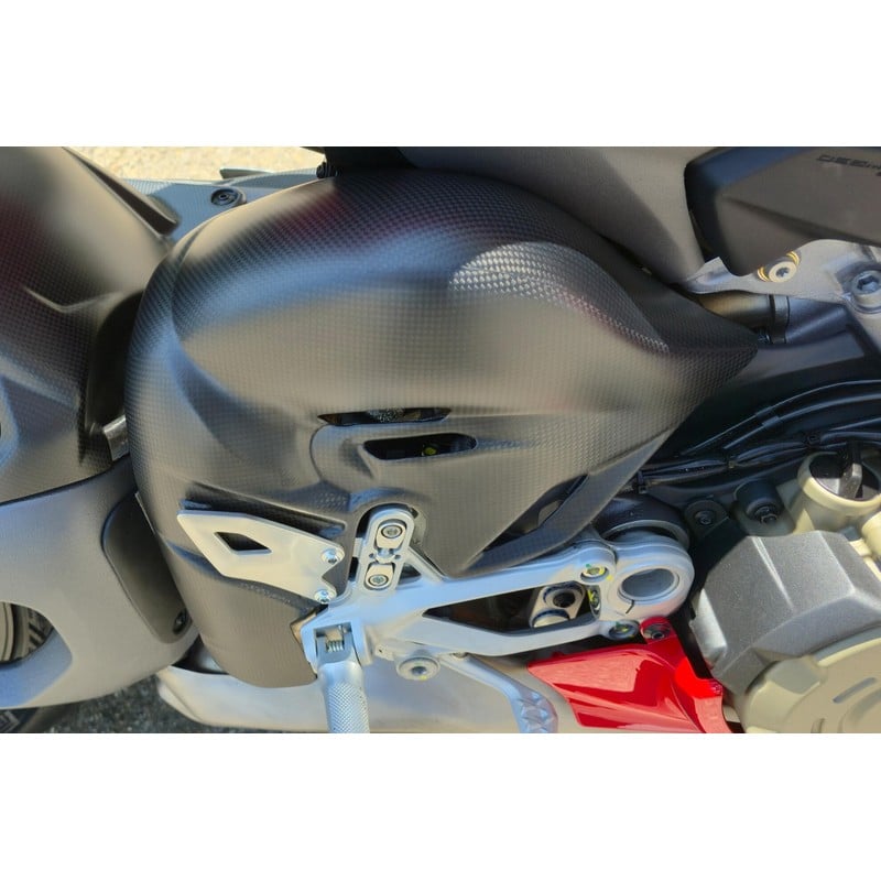 ZA423 Exhaust pipes heat guard Carbon Ducati Superbike Panigale V4 S 2025+ CNC Racing