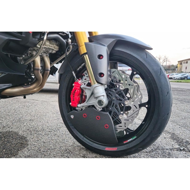 GP DUCTS EVO Sistema Raffreddamento Impianto Frenante Carbonio Opaco RS PP Ducati Multistrada V4 Pikes Peak 2022+ CNC Racing
