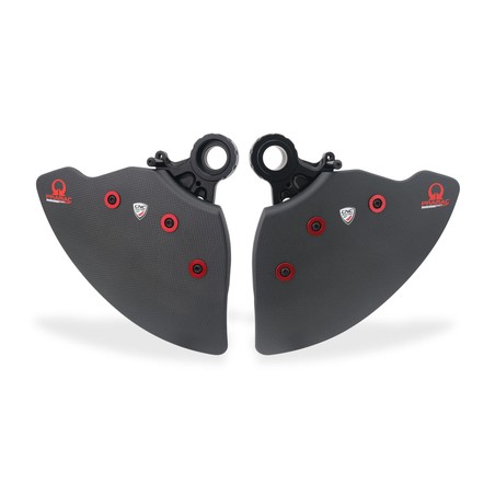 GP DUCTS EVO Sistema Raffreddamento Impianto Frenante Carbonio Lucido RS PP Pramac Racing Ducati Multistrada V4 Pikes Peak 2022+