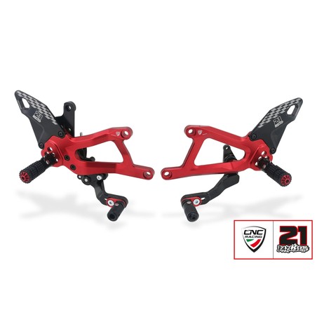 Pedane regolabili Troy Bayliss Limited Edition Ducati Superbike Panigale V4 S 2025+ CNC Racing