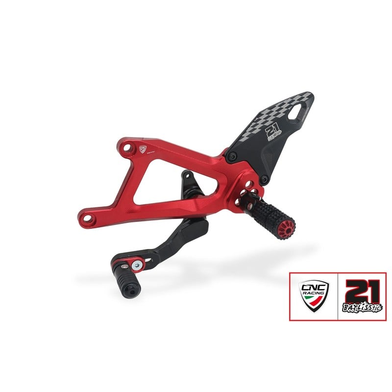 Pedane regolabili Troy Bayliss Limited Edition Ducati Superbike Panigale V4 S 2025+ CNC Racing