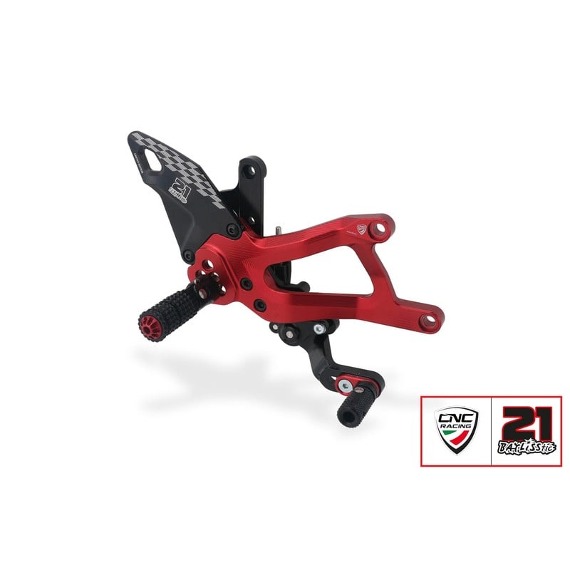PE414_TB Adjustable rearsets Troy Bayliss Limited Edition Ducati Superbike Panigale V4 S 2025+ CNC R