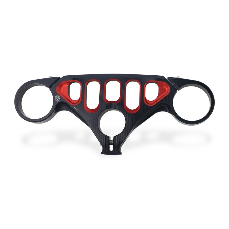 PST23_BIC Triple clamps Top yoke Bicolor Ducati Superbike Panigale V4 S 2025+ CNC Racing