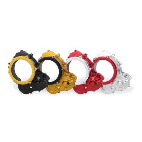 Carter trasparente per frizioni a olio Edizione Bicolore Ducati Hypermotard 698 Mono 2024+ CNC Racing