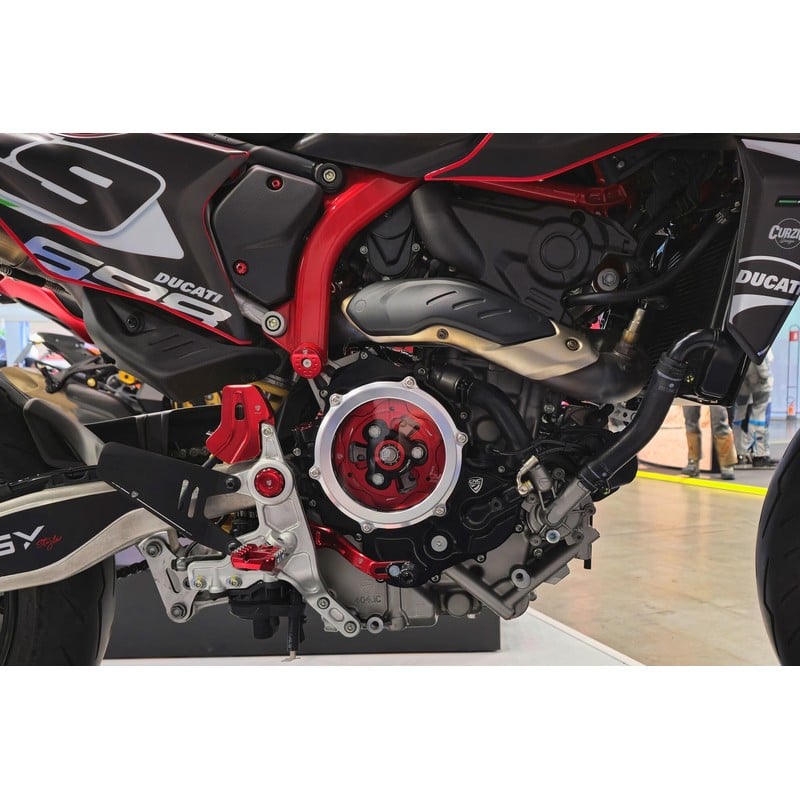 Carter trasparente per frizioni ad olio Ducati Hypermotard 698 Mono 2024+ CNC Racing