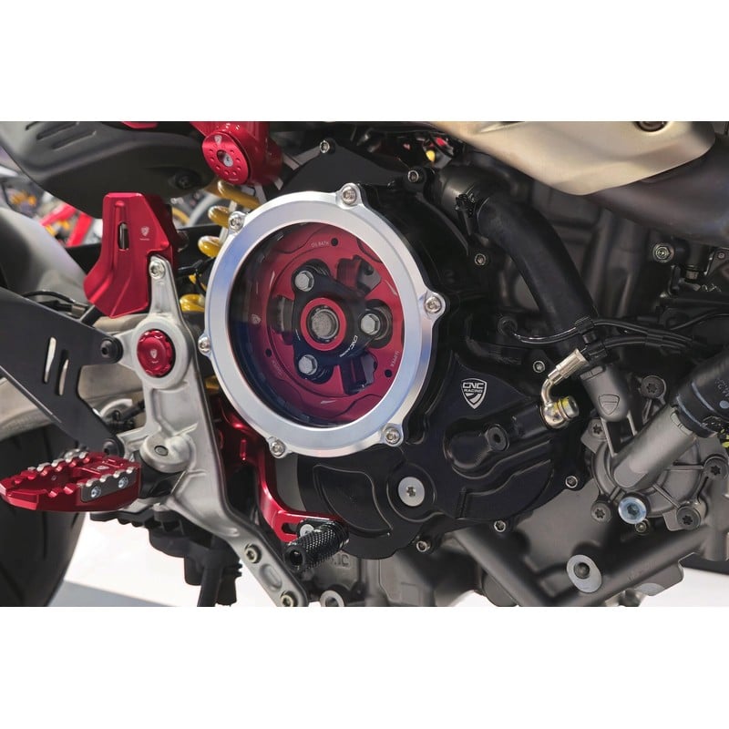Carter trasparente per frizioni ad olio Ducati Hypermotard 698 Mono 2024+ CNC Racing