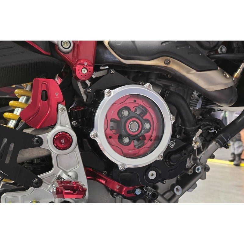 Carter trasparente per frizioni ad olio Ducati Hypermotard 698 Mono 2024+ CNC Racing
