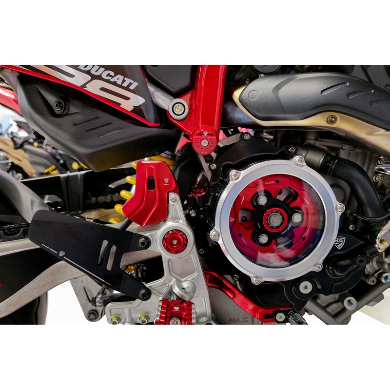 TT374 Frame caps kit Ducati Hypermotard 698 Mono 2024+ CNC Racing
