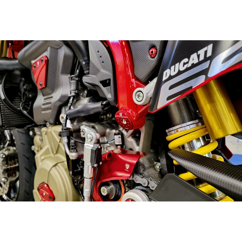 TT374 Frame caps kit Ducati Hypermotard 698 Mono 2024+ CNC Racing