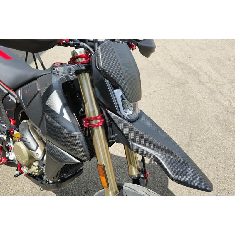 ZA267 Front fender Carbon Ducati Hypermotard 698 Mono 2024+ CNC Racing