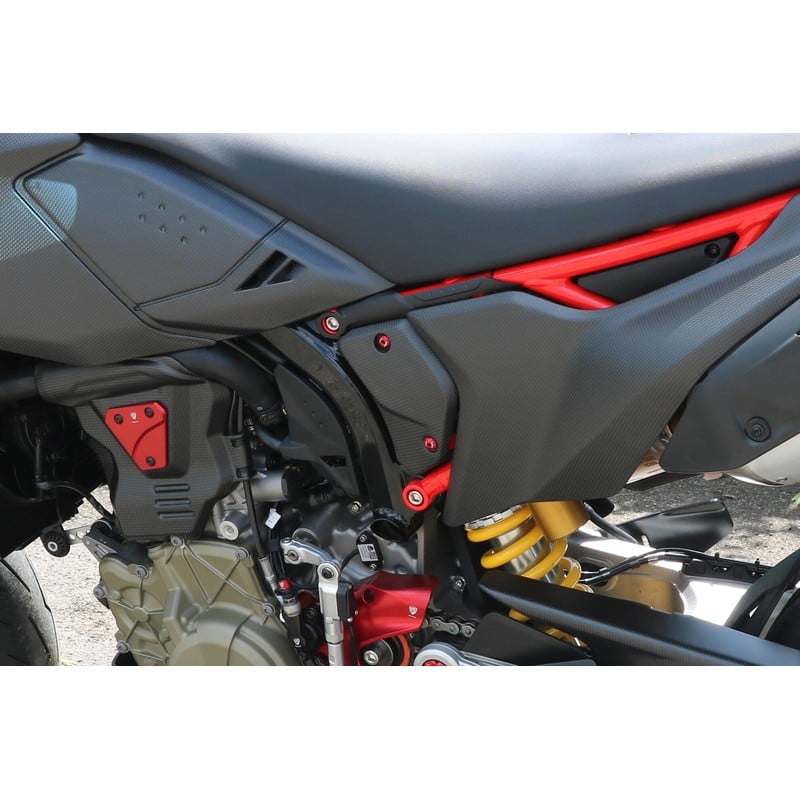 Cover laterali telaio carbonio Ducati Hypermotard 698 Mono 2024+ CNC Racing