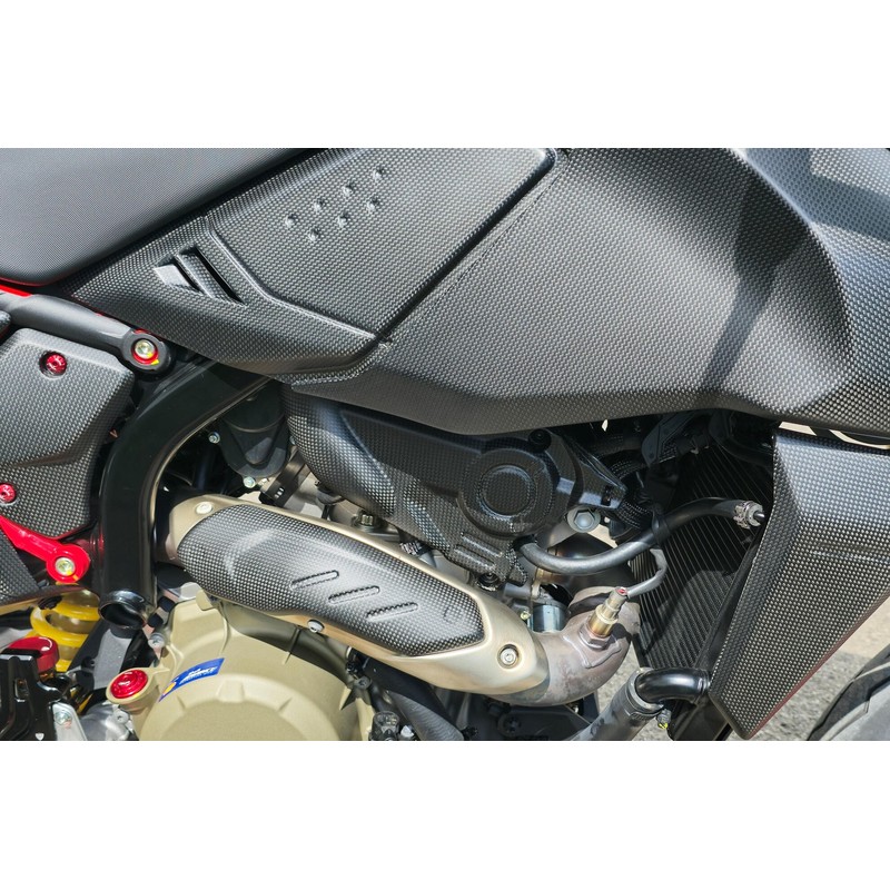 Paracalore anteriore carbonio Ducati Hypermotard 698 Mono 2024+ CNC Racing