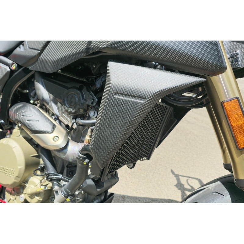 Cover laterali radiatore acqua carbonio Ducati Hypermotard 698 Mono 2024+ CNC Racing