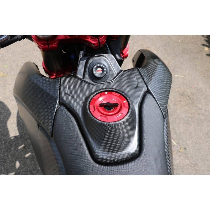 ZA269 Fuel tank top cover Carbon Ducati Hypermotard 698 Mono 2024+ CNC Racing