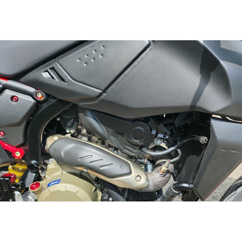Cover motore DX carbonio Ducati Hypermotard 698 Mono 2024+ CNC Racing