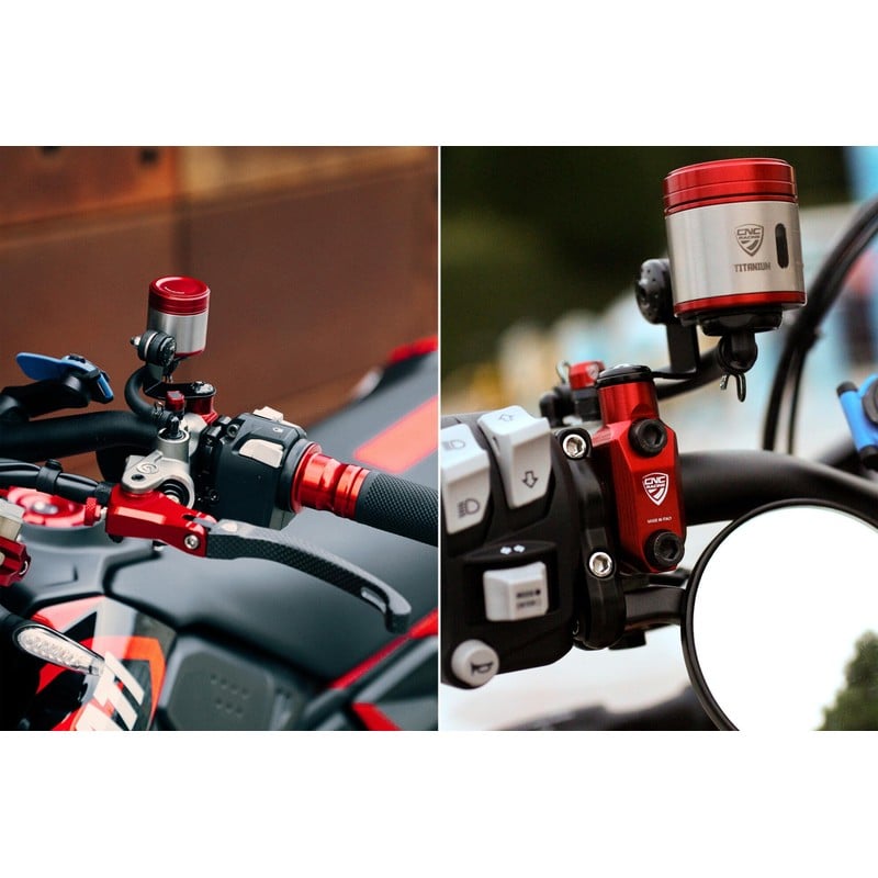 SE900_MV_AGUSTA Serbatoio olio 12 ml per freno posteriore o frizione Titanio Mv Agusta CNC Racing SE