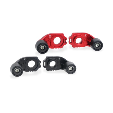 TD016 Chain adjuster Racing with Crash Pad Ducati Hypermotard 698 Mono 2024+ CNC Racing