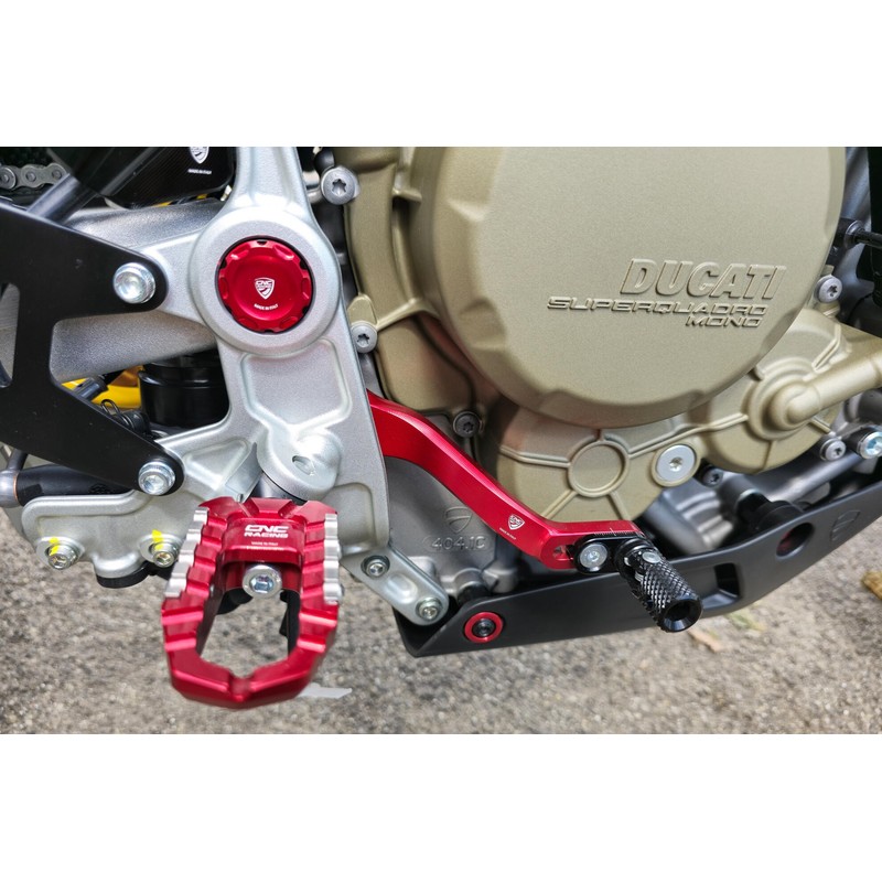 PEC08 Rear brake lever SLIDE Ducati Hypermotard 698 Mono 2024+ CNC Racing