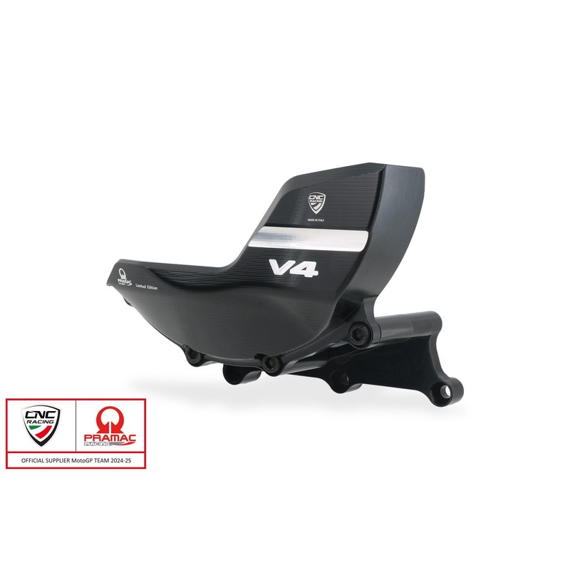 PR327_PR Clutch crankcase protector Pramac Racing Limited Edition Ducati Diavel V4 RS 2026+ CNC Raci