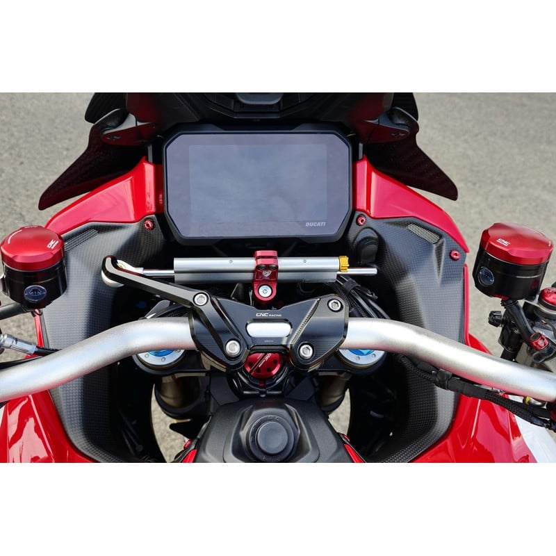 SD116 Steering damper kit RS with clamp RM251 Ducati Multistrada V4 Pikes Peak 2022+ CNC Racing