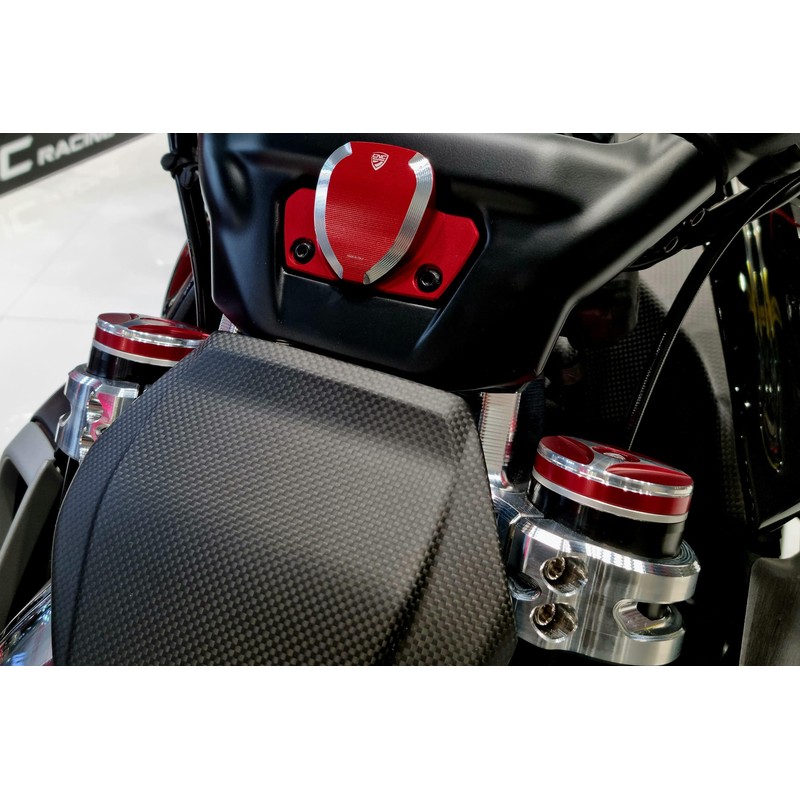 Cover tappo superiore forcella Ducati Diavel V4 RS 2026+ CNC Racing