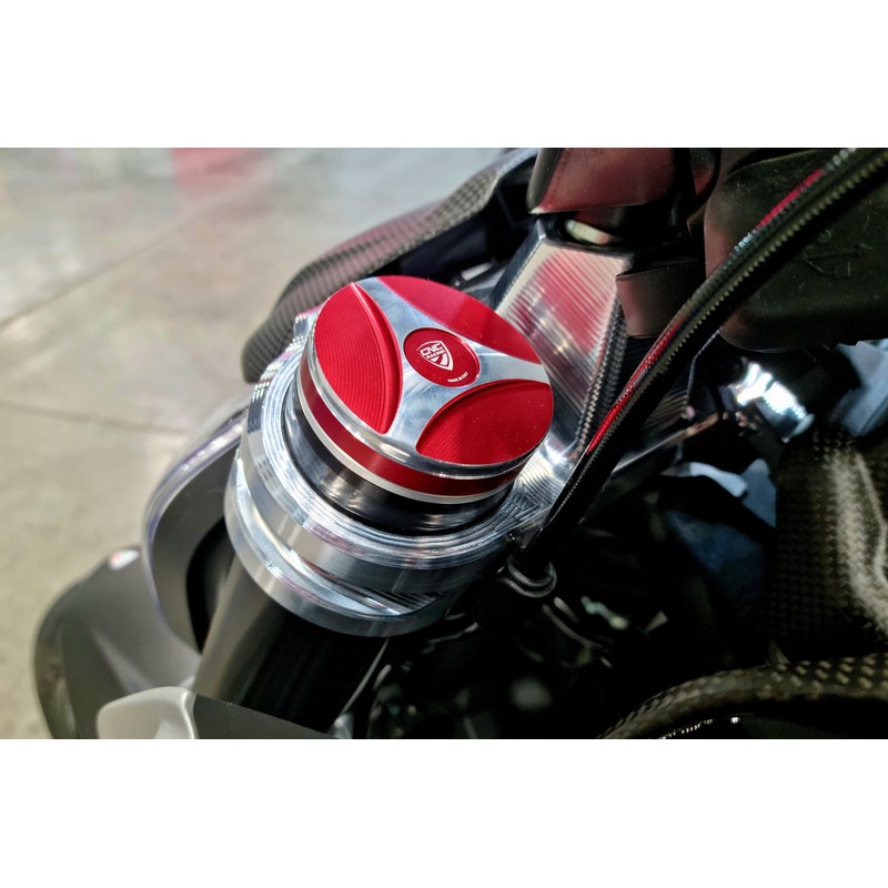 Cover tappo superiore forcella Ducati Diavel V4 RS 2026+ CNC Racing