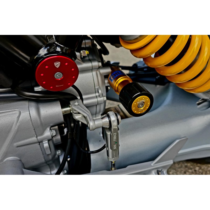 Manopola regolazione precarico ammortizzatore Moto Guzzi V100 Mandello 2022+ CNC Racing