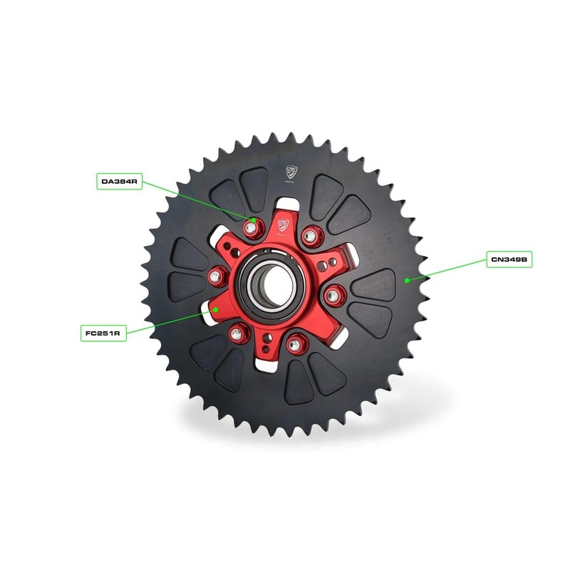 CN349 Corona in ergal Z49 P525 Desert X Ducati Desertx 937 2022+ CNC Racing