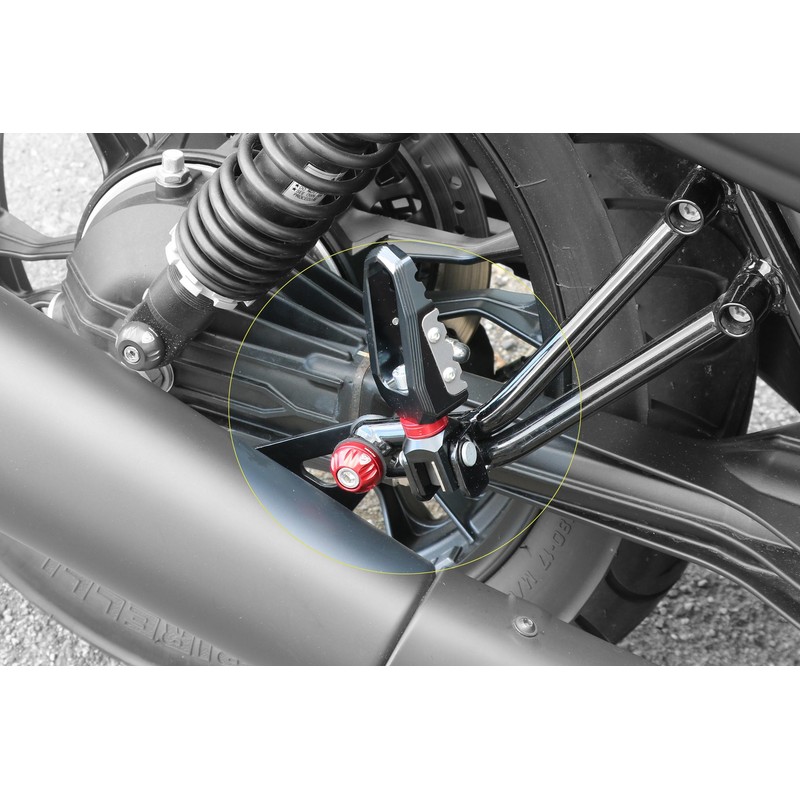KV905_02 Silencer bracket screw collar Moto Guzzi V7 Stone E4 2019+ CNC Racing
