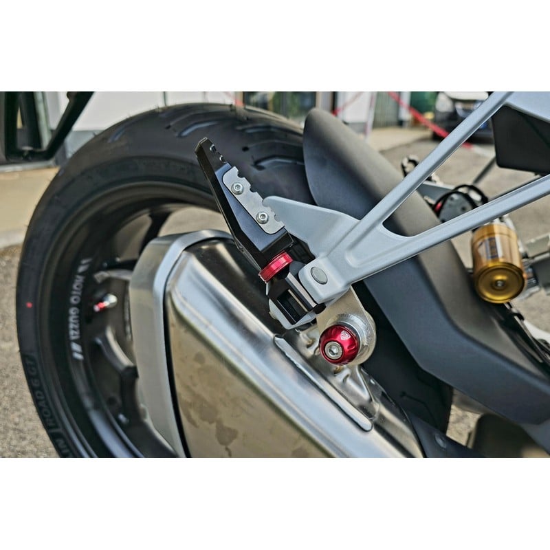Kit poggiapiedi TOURING passeggero Advanced Mounting System Ducati Desertx 937 2022+ CNC Racing