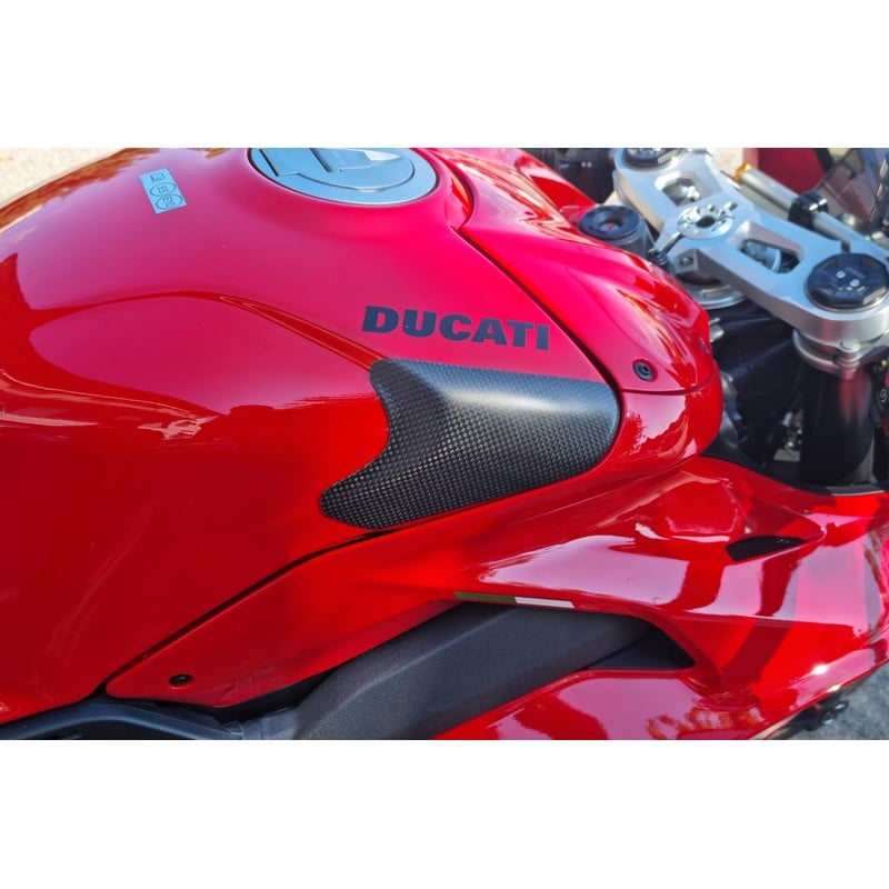ZP113 Protezioni serbatoio carburante Carbon Kevlar Ducati Superbike Panigale V4 R 2022+ CNC Racing