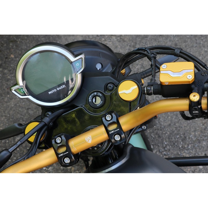 TE201 Fork leg plug cover Moto Guzzi V7 Stone E4 2019+ CNC Racing