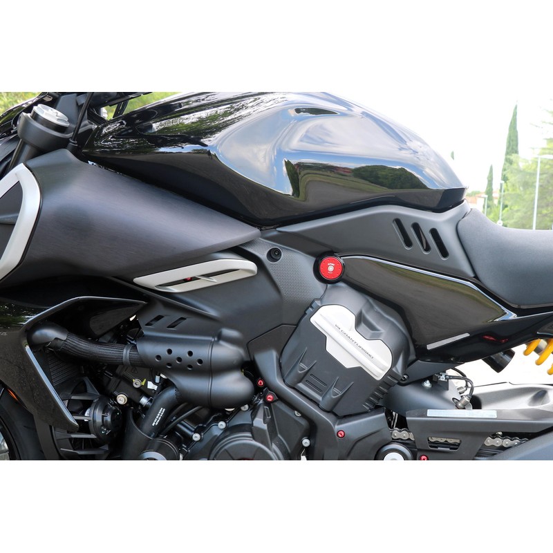 TT373 Frame caps kit Ducati Diavel V4 RS 2026+ CNC Racing