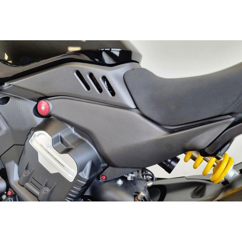 ZA262 Rear subframe covers Carbon Ducati Diavel V4 RS 2026+ CNC Racing