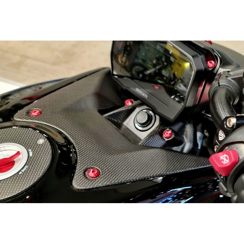ZA260 Coperchio serbatoio carburante carbonio Ducati Diavel V4 RS 2026+ CNC Racing