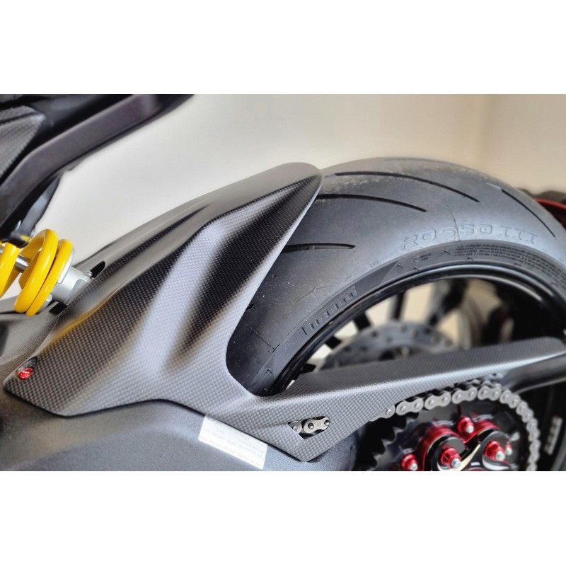 ZA259 Rear mudguard Carbon Ducati Diavel V4 RS 2026+ CNC Racing