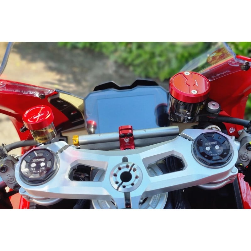 SD111_02 Supporto ammortizzatore di sterzo Ducati Superbike Panigale V4 2018+ CNC Racing