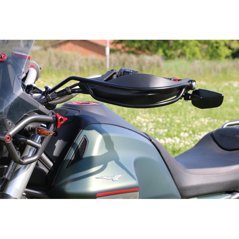 PR906 Hand guard in steel tubes Moto Guzzi V85 Tt E4 2019+ CNC Racing
