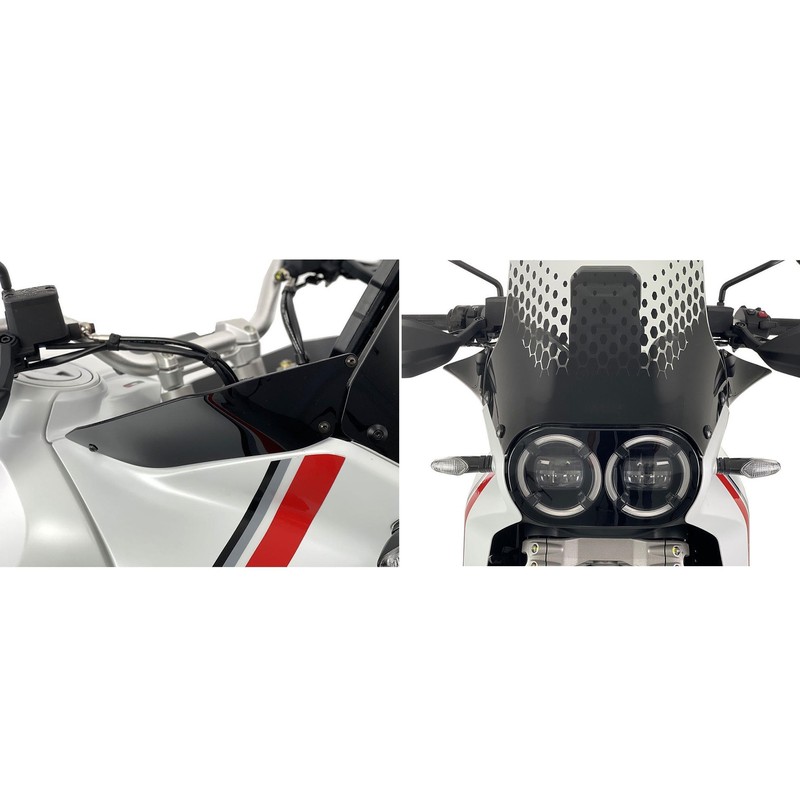 WS364_03 Air Deflectors Black Ducati Desertx 937 2022+ CNC Racing